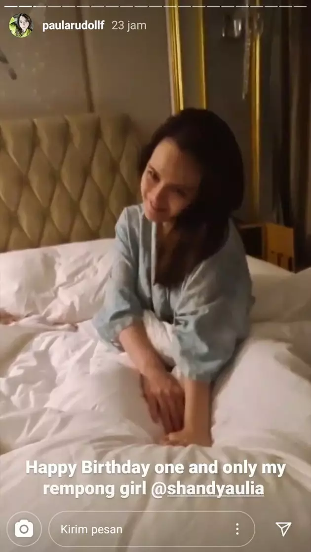 Ulang tahun Shandy Aulia sebagai ibu Instagram/@shandyaulia