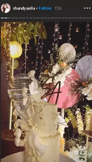 Ulang tahun Shandy Aulia sebagai ibu Instagram/@shandyaulia