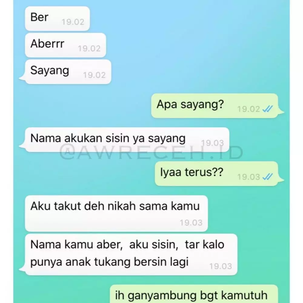 chat lucu dikira gombal © 2020 instagram.com chat lucu dikira gombal © 2020 instagram.com