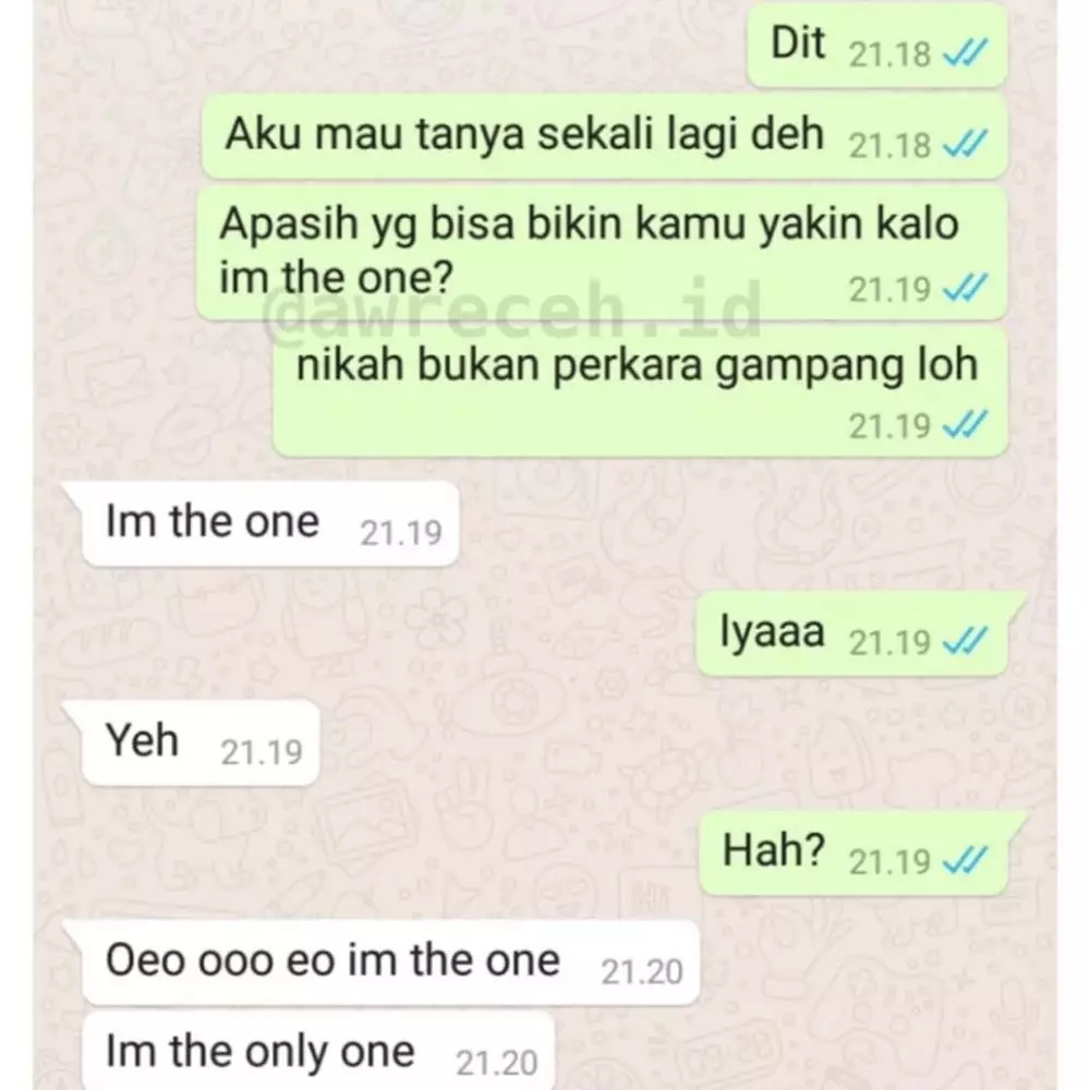 chat lucu dikira gombal © 2020 instagram.com chat lucu dikira gombal © 2020 instagram.com