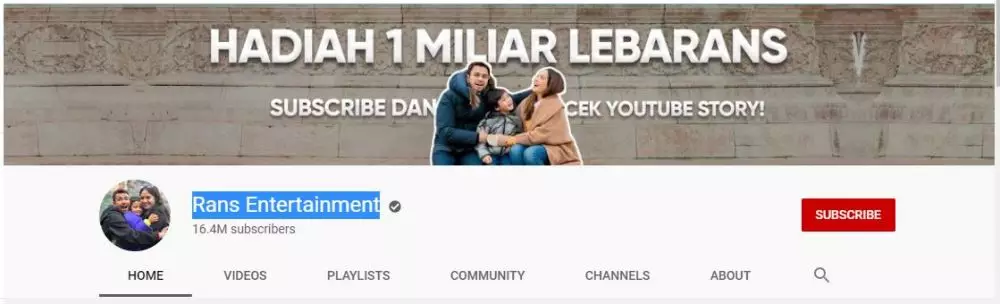 Daftar artis jadi Youtuber © 2020 brilio.net