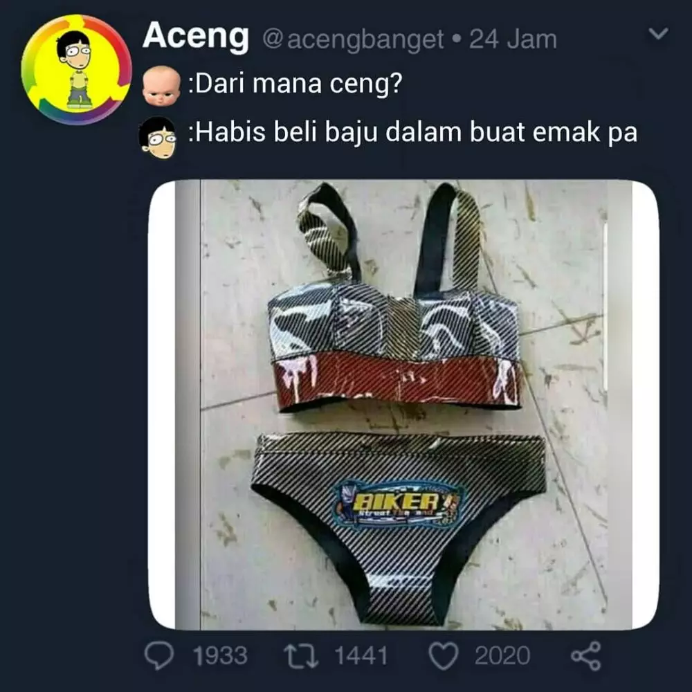 meme lucu gaya fashion nyeleneh © 2020 instagram.com meme lucu gaya fashion nyeleneh © 2020 instagram.com