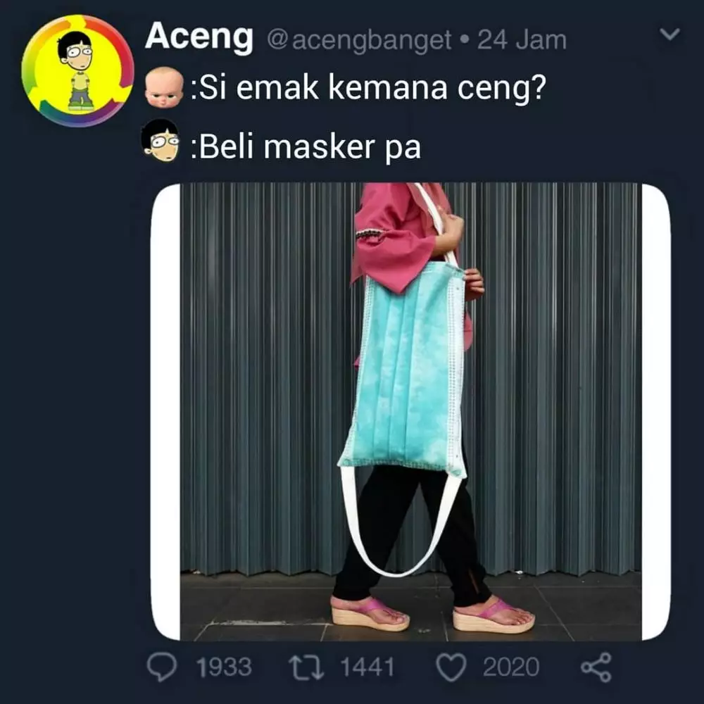 meme lucu gaya fashion nyeleneh © 2020 instagram.com meme lucu gaya fashion nyeleneh © 2020 instagram.com