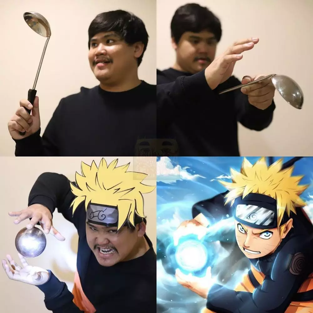 Cosplay karakter cowok di anime Instagram