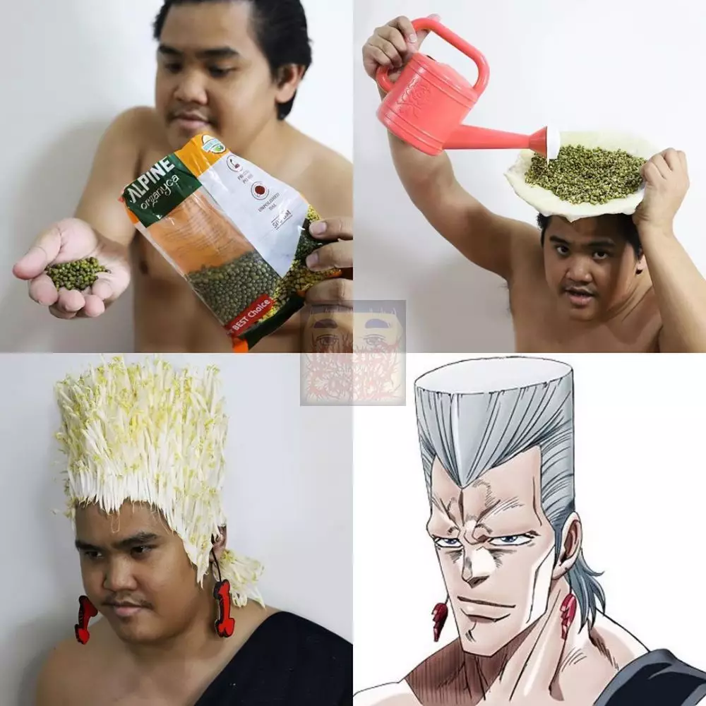 Cosplay karakter cowok di anime Instagram