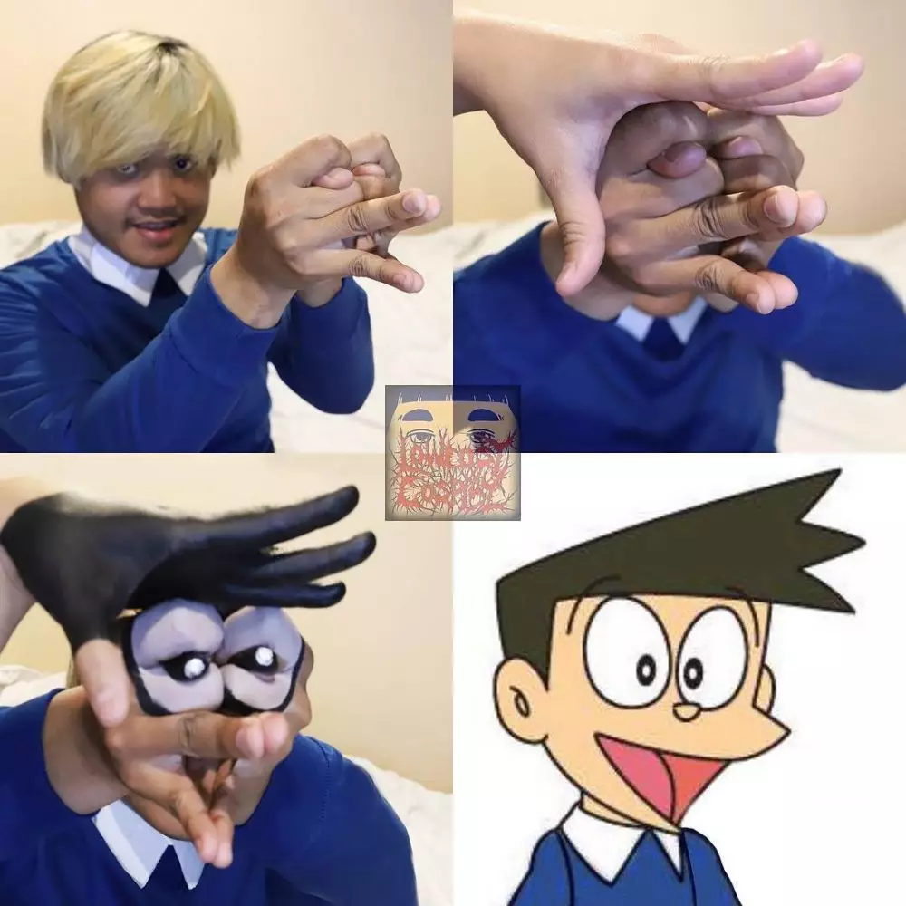 Cosplay karakter cowok di anime Instagram