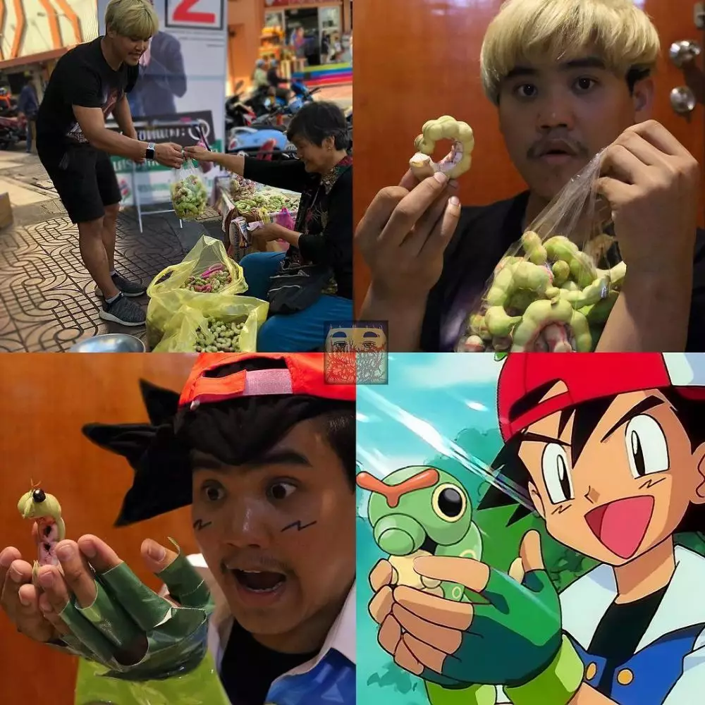 Cosplay karakter cowok di anime Instagram