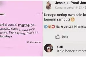 10 Status lucu logika cowok ini bikin auto gagal paham
