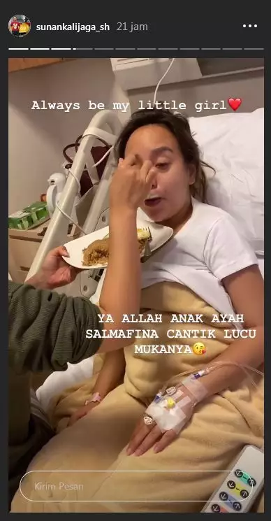 Salmafina dirawat Instagram