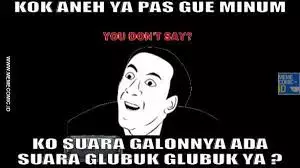 Meme saat di tempat angker Berbagai sumber