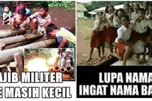 10 Meme lucu pengalaman anak zaman dulu ini bikin nostalgia