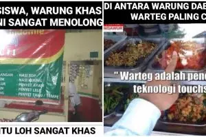 8 Meme beda warung makan tiap daerah ini unik dan tiada duanya