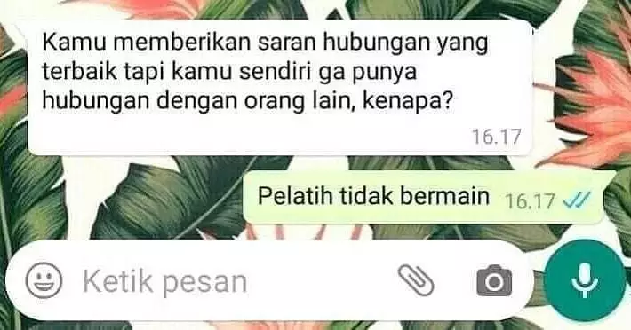 chat pembalasan para jomblo © 2020 instagram.com