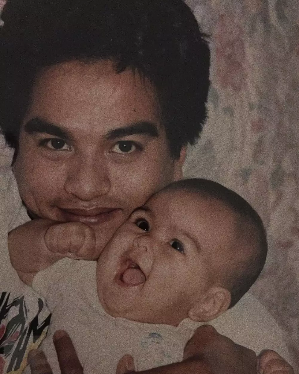 masa kecil seleb dengan ayah instagram