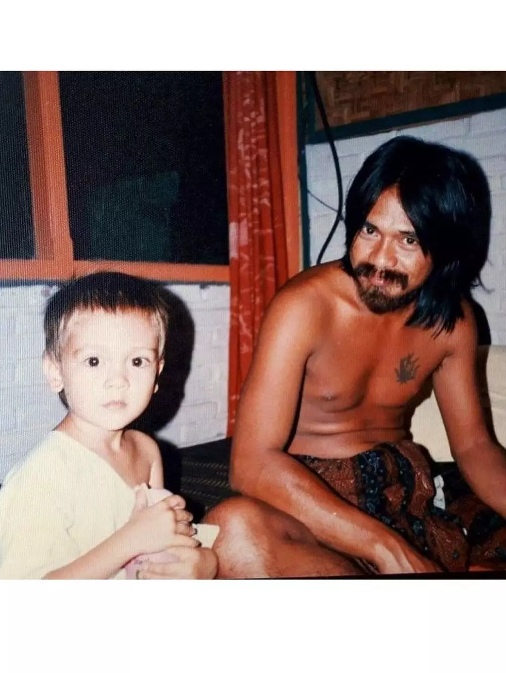 masa kecil seleb dengan ayah instagram