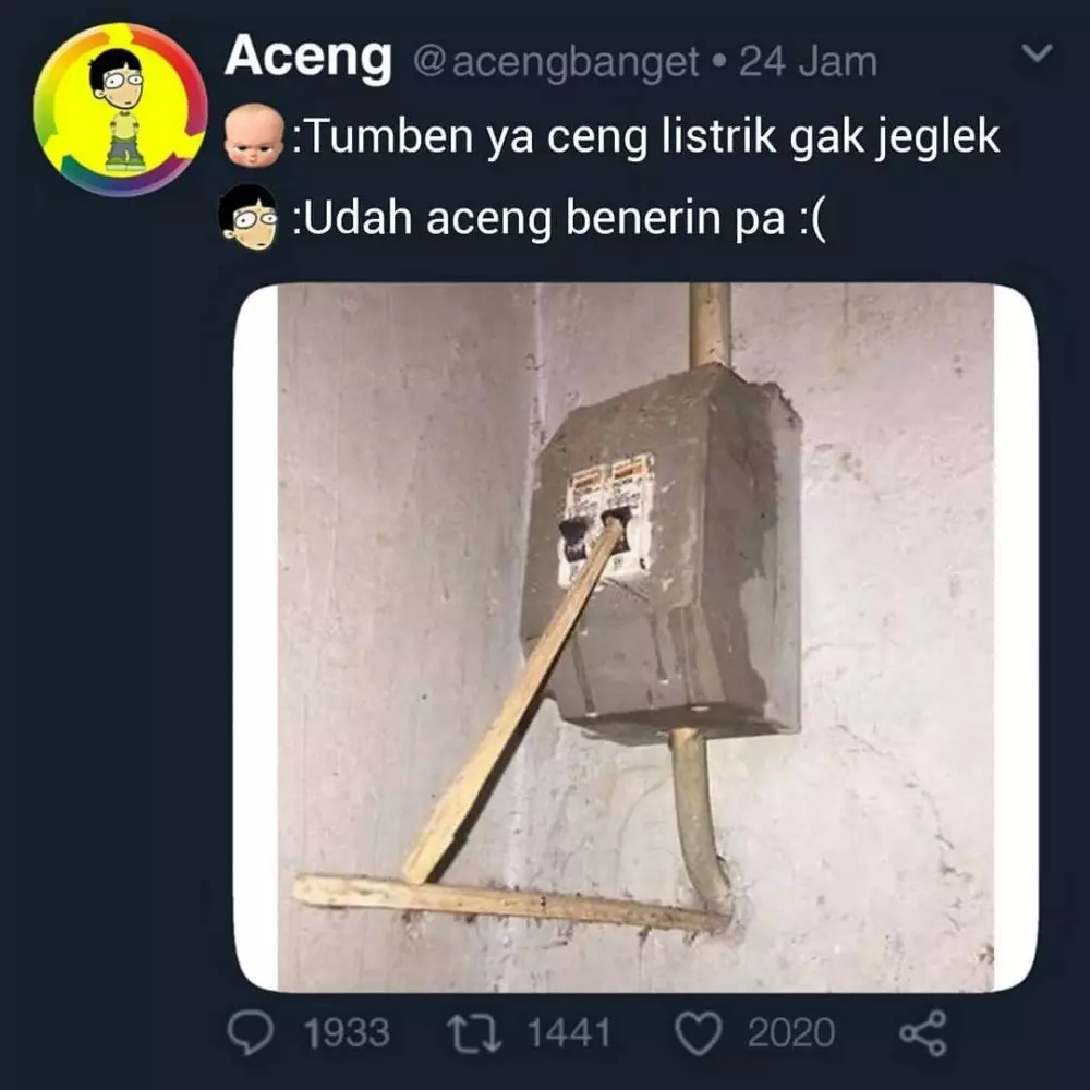 meme solusi hemat biaya © 2020 instagram.com