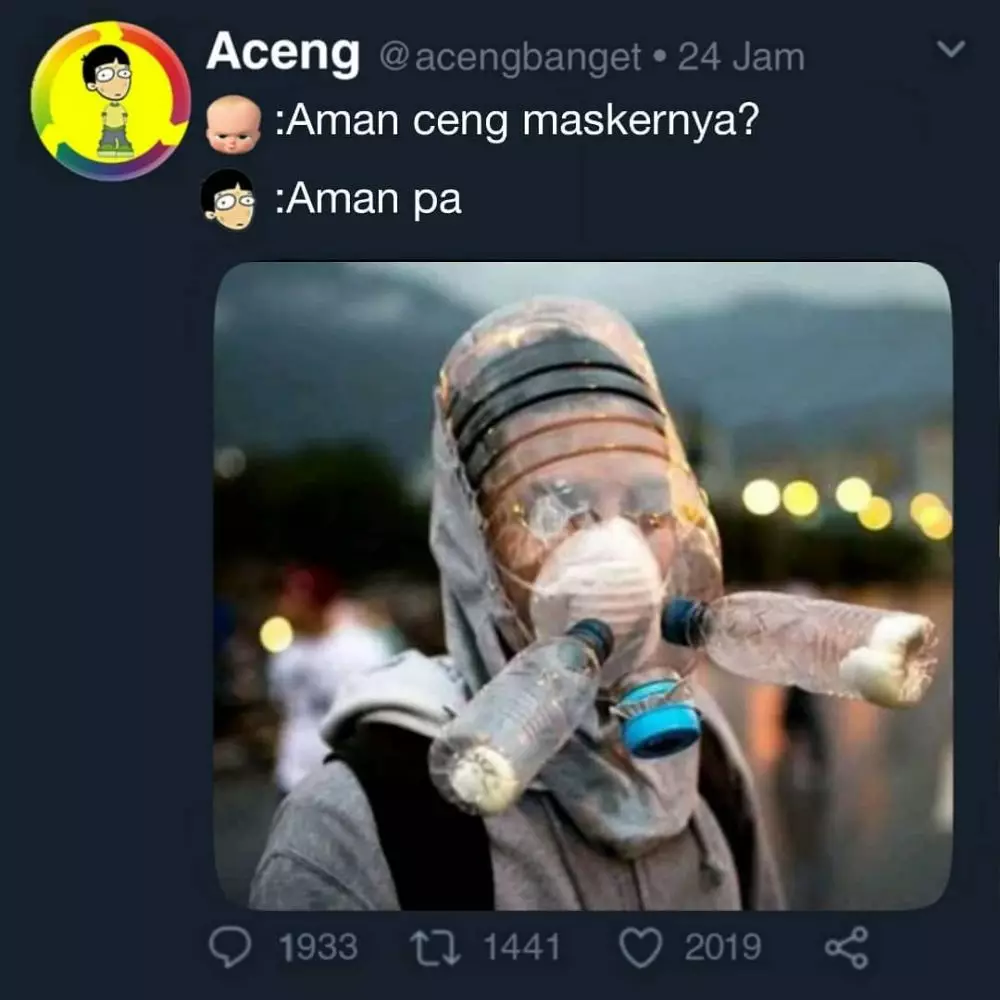 meme solusi hemat biaya © 2020 instagram.com