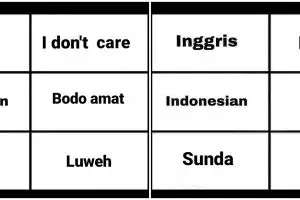 8 Meme beda bahasa Inggris dan daerah, singkat tapi kocak