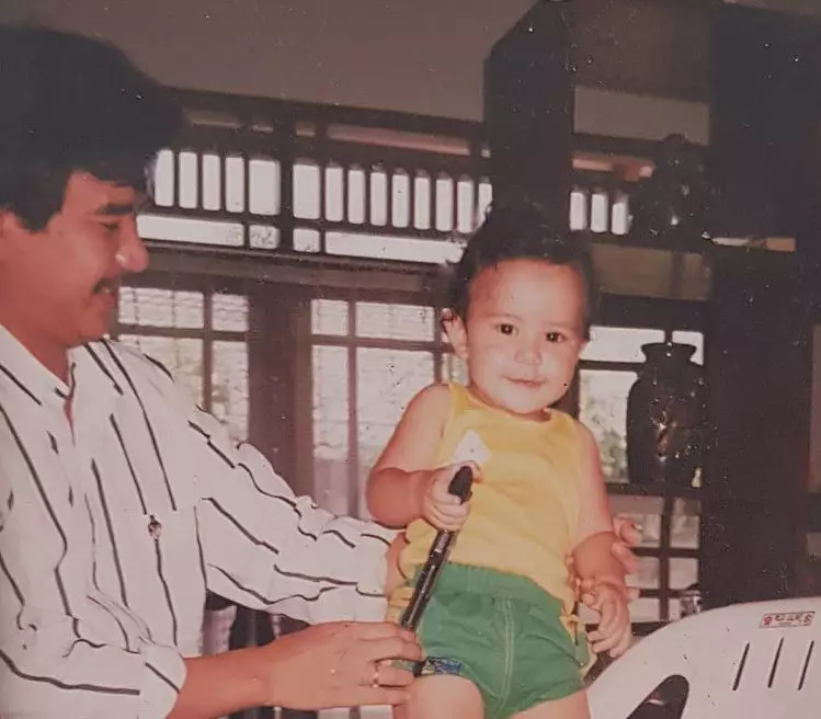 Haykal Kamil sewaktu kecil Instagram