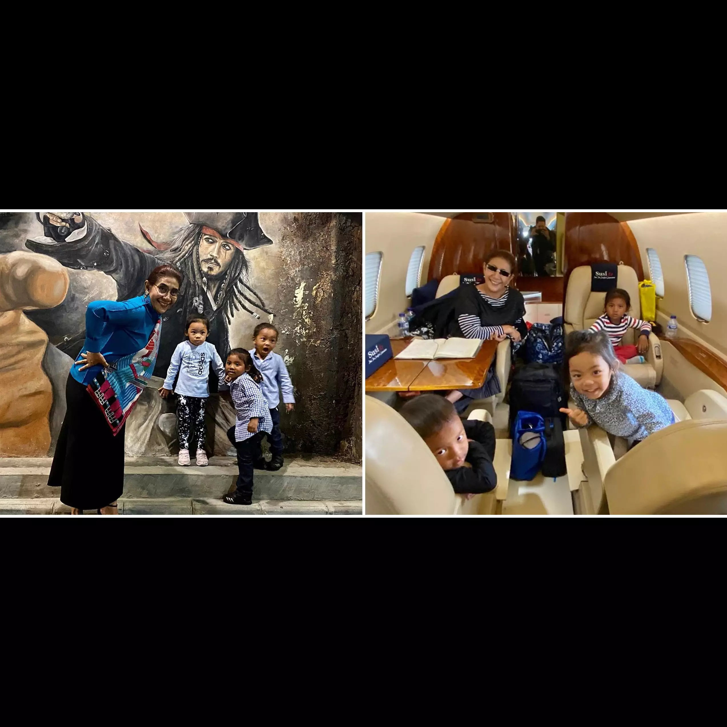 8 Momen Susi Pudjiastuti momong cucu, seru sekaligus hangat