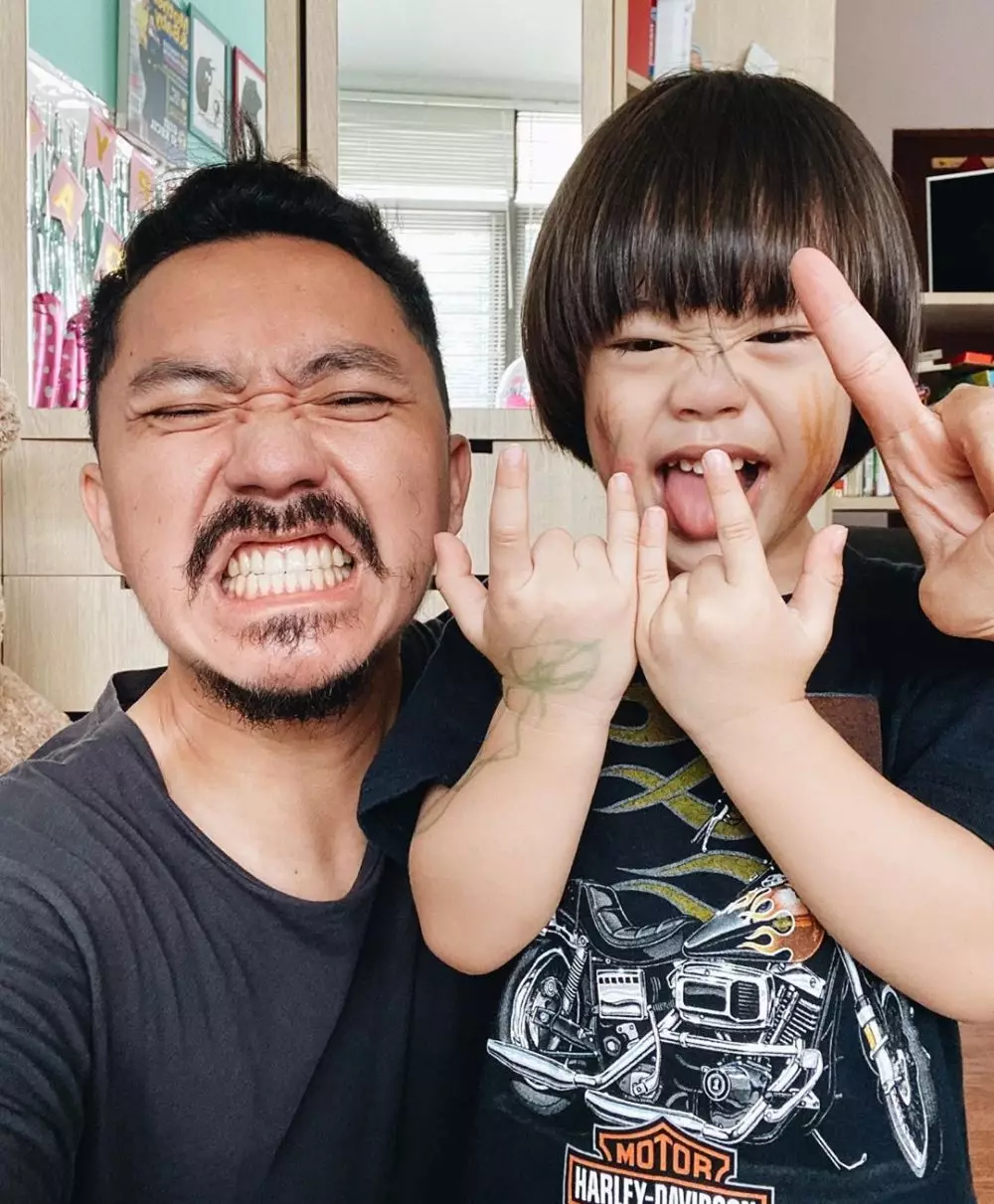 potret anak kedua omesh dan dian ayu instagram