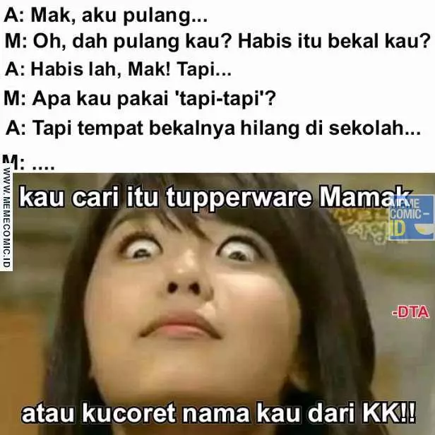 Meme ngomong sama emak Berbagai sumber Meme ngomong sama emak Berbagai sumber