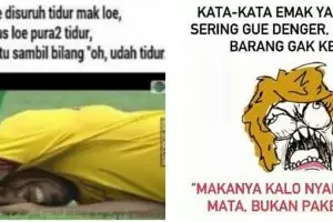 9 Meme ngomong sama emak ini lucunya bikin senyum kecut