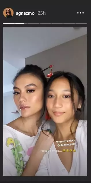 Agnez Mo pakai kebaya di acara keluarga Instagram