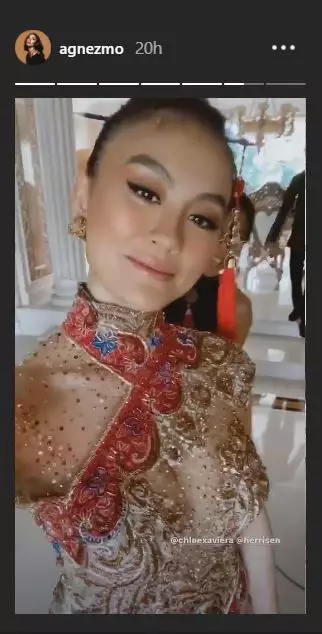 Agnez Mo pakai kebaya di acara keluarga Instagram