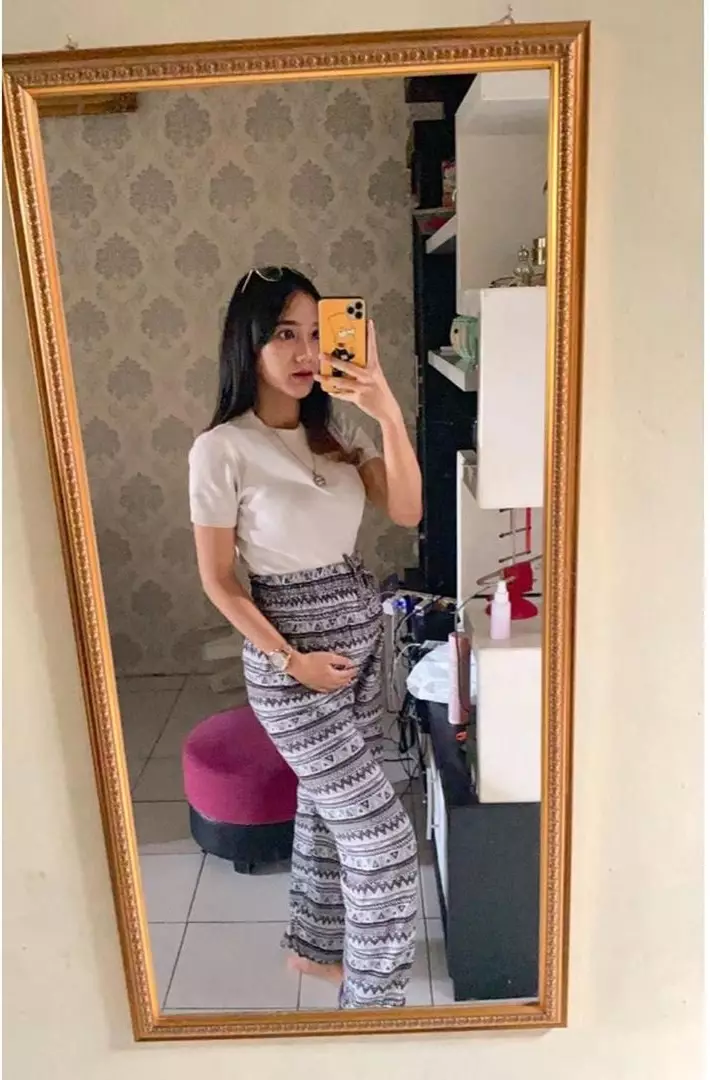 Baby bump istri Tegar © 2020 brilio.net