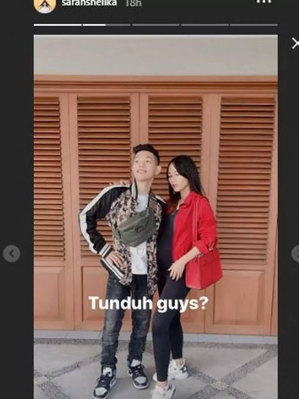 Baby bump istri Tegar © 2020 brilio.net