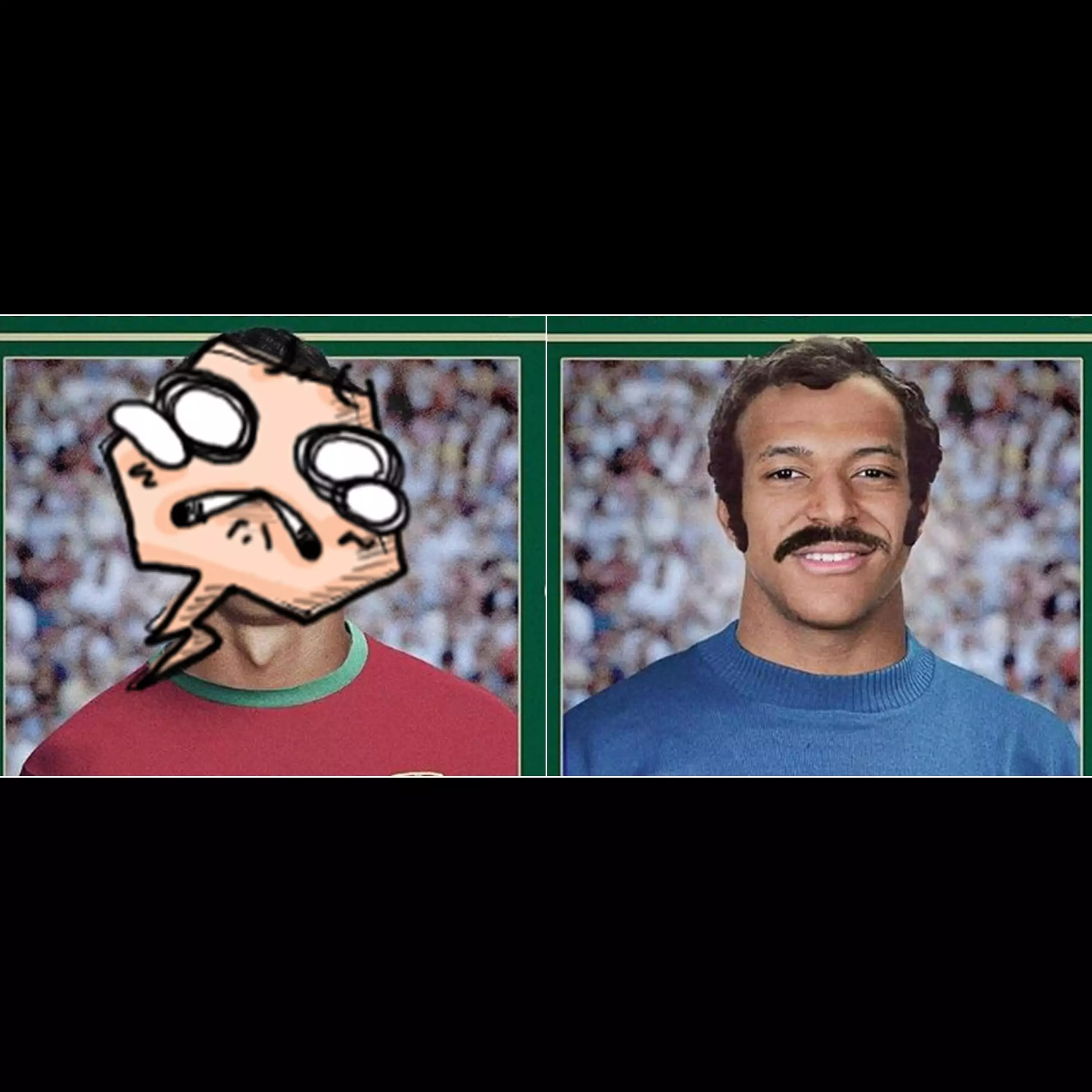 Editan foto 6 pemain bola menjadi versi tahun 1970 ini kocak abis