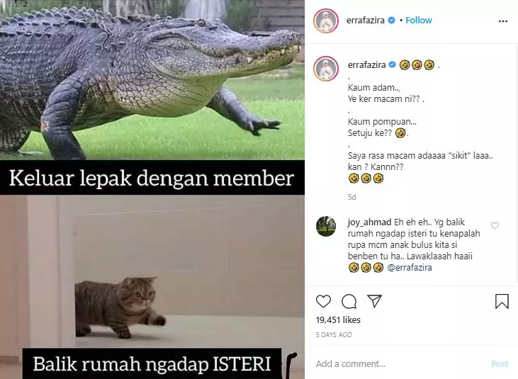 Instagram/@errafazira © 2020 brilio.net Instagram/@errafazira © 2020 brilio.net