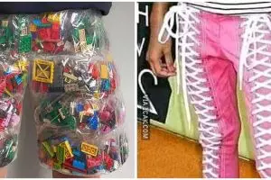 10 Ide kreatif desain celana ini absurdnya bikin tepuk jidat