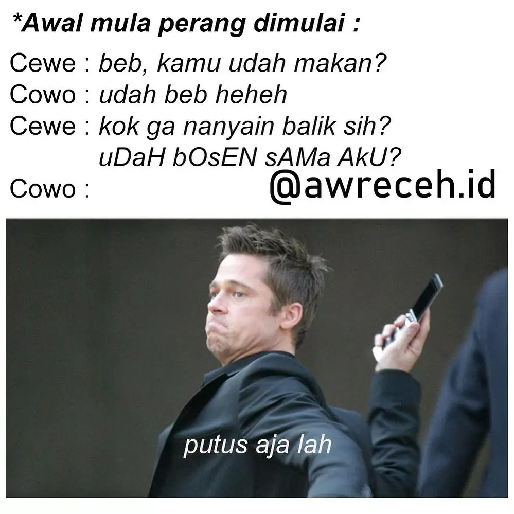 meme cuma cewek yang paham © 2020 instagram.com