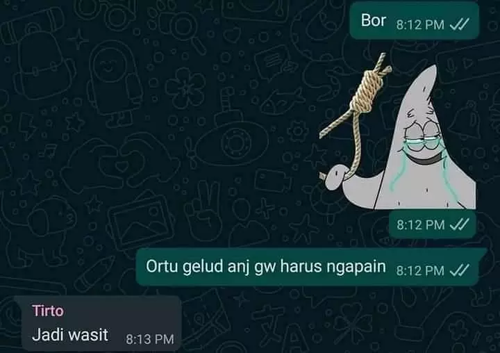 chat teman ngasih saran © 2020 instagram.com