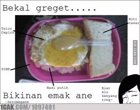 Meme bekal makanan 1cak.com