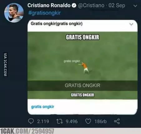 Meme ongkos kirim 1cak.com