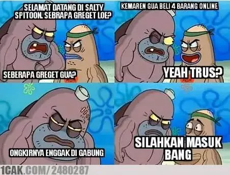 Meme ongkos kirim 1cak.com