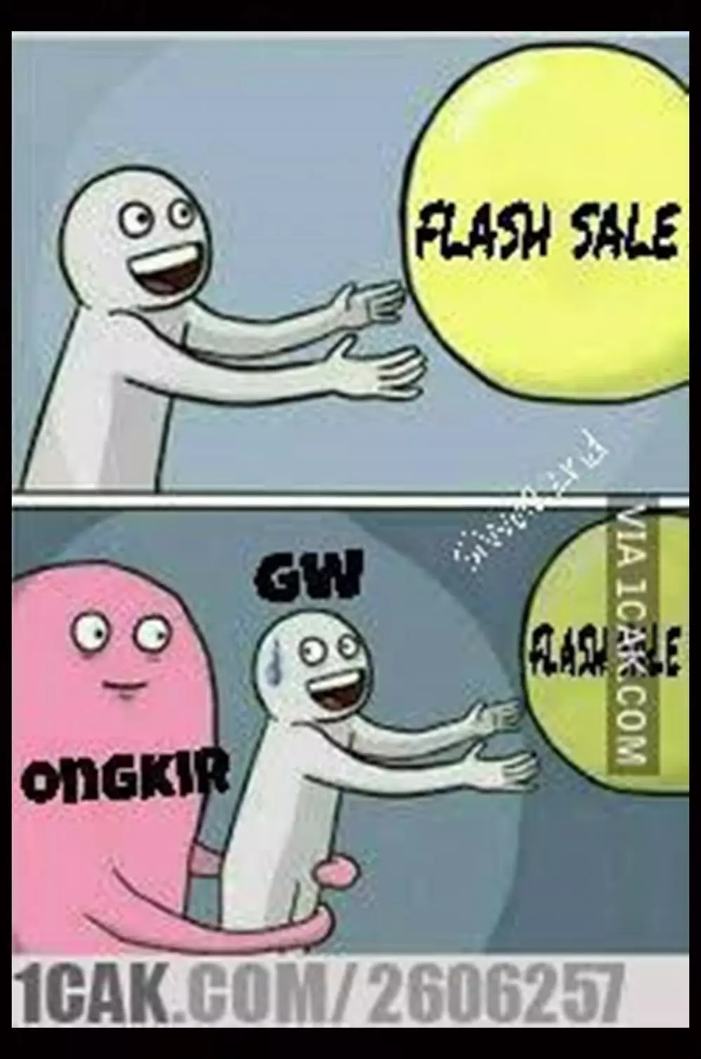 Meme ongkos kirim 1cak.com