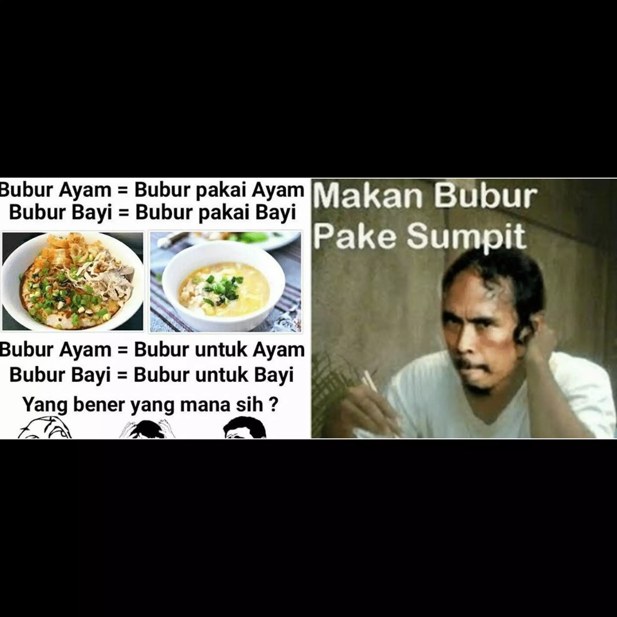 10 Meme lucu bubur ayam, bikin ketawa sampai lapar