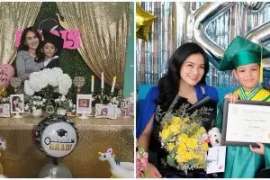Potret 5 anak seleb rayakan lulus TK dari rumah, wisudanya virtual