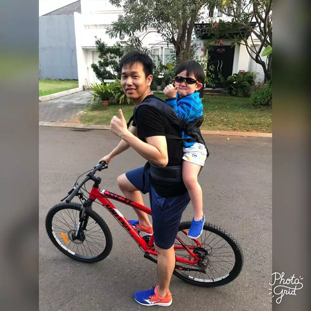 Hendra Setiawan bersepeda Instagram Hendra Setiawan bersepeda Instagram