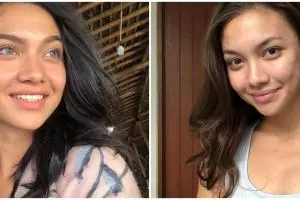 7 Potret Angela Gilsha tanpa makeup, percaya diri tampil jerawatan