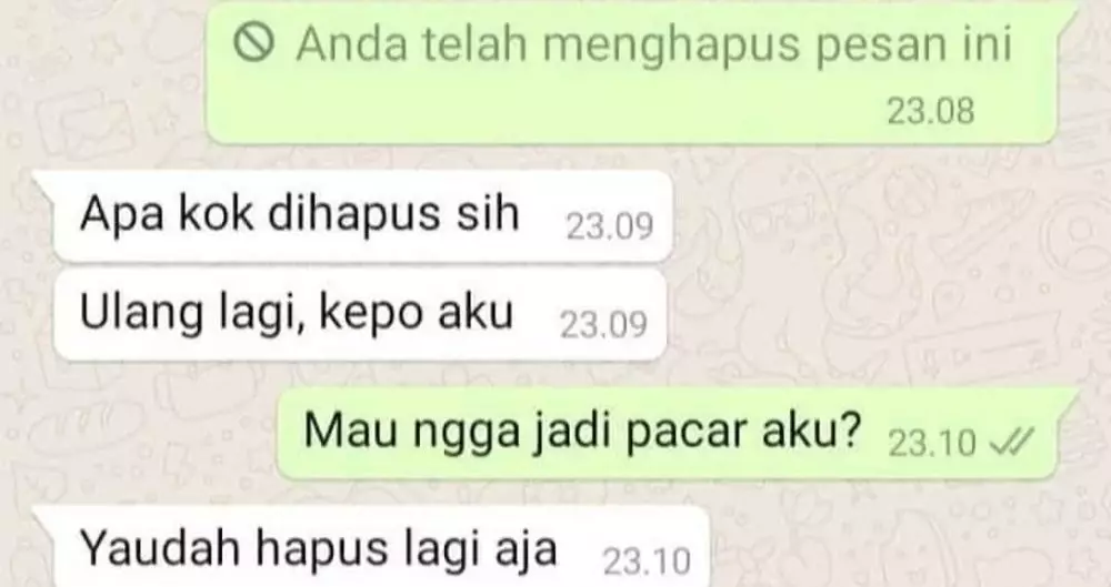 chat lucu cowok pantang mundur © 2020 instagram.com chat lucu cowok pantang mundur © 2020 instagram.com