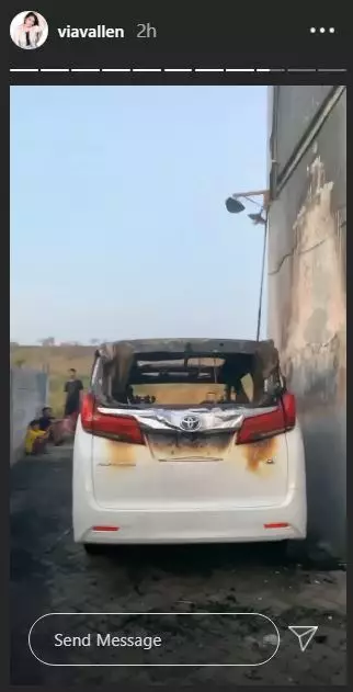 Ini motif pelaku nekat bakar mobil Via Vallen © 2020 brilio.net