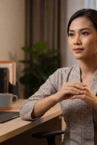 Kendati bisa tampil kuat dan sabar, wanita yang baik tidak akan pernah melupakan kodratnya. 