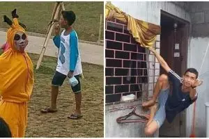 10 Momen absurd orang lagi cosplay ini bikin susah nahan tawa