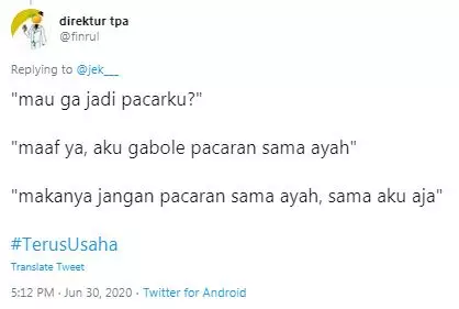 cuitan lucu #terususaha  Twitter cuitan lucu #terususaha  Twitter