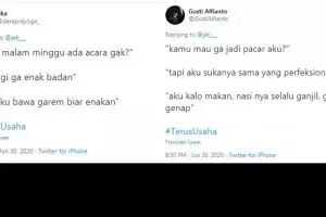 10 Cuitan lucu #TerusUsaha bikin jomblo pantang menyerah